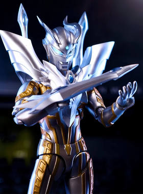 万代SHF正版奥特曼迪迦真骨雕玩具亚刻法德兰终闪耀赛罗手办礼