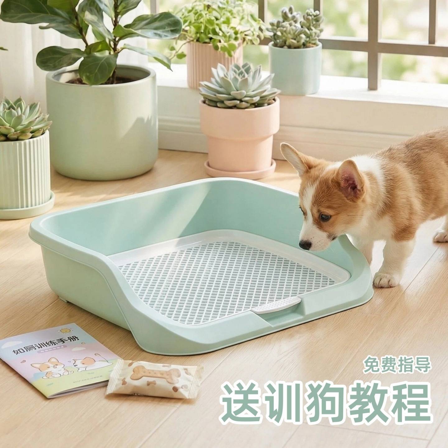宠物狗狗诱导定点厕所中小型犬泰迪比熊博美拉屎尿盆宠物用品