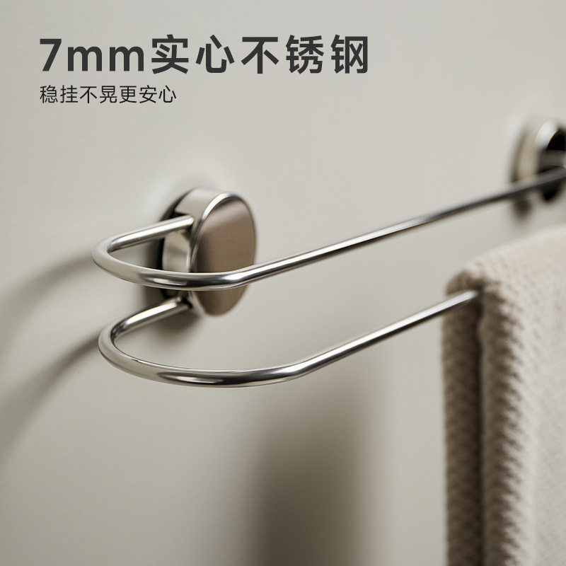 吸盘毛巾架免打孔卫生间