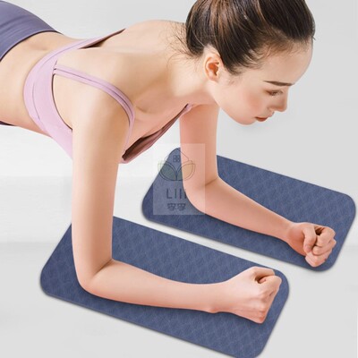 平板支撑垫加厚健腹轮健身跪垫便携防滑小号迷你瑜伽垫保护膝盖垫