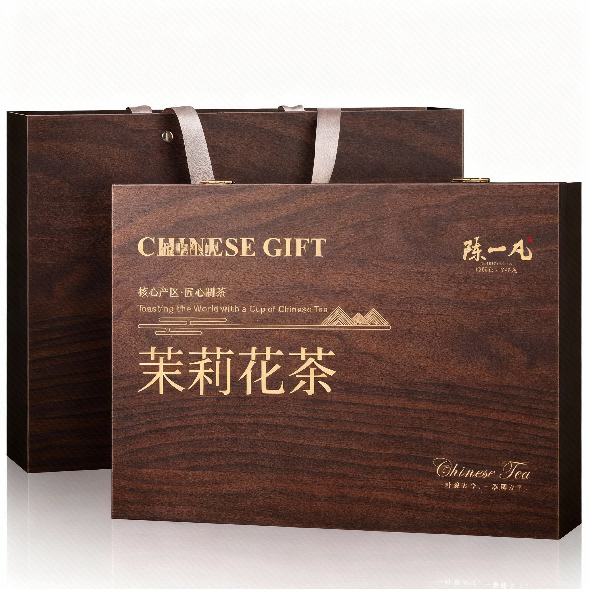 陈一凡川派茉莉飘雪浓香型礼盒装节日送礼送长辈礼品年货节送礼