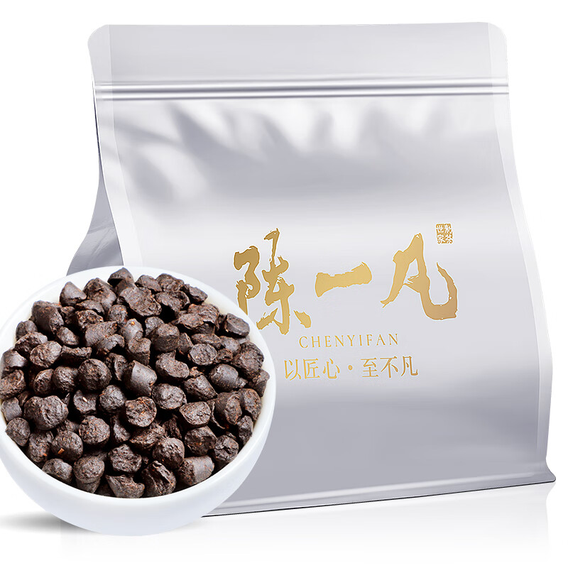 陈一凡糯香茶化石碎银子茶叶普洱茶熟茶云南古树纯料袋装150g-封面