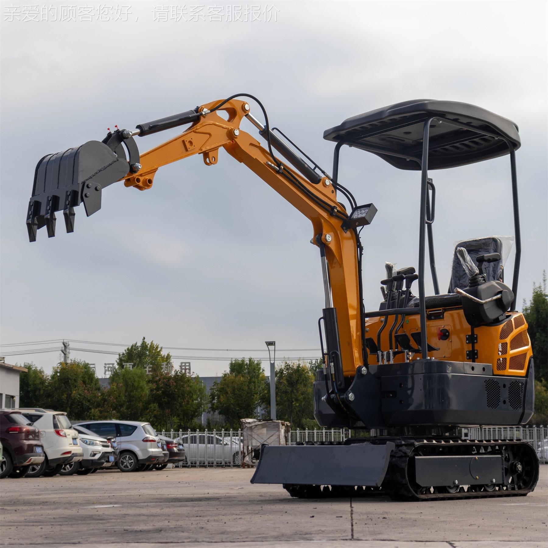 小型家用翻HT15pro锂 电池挖掘机果园苗圃开沟土机液 先导压履带