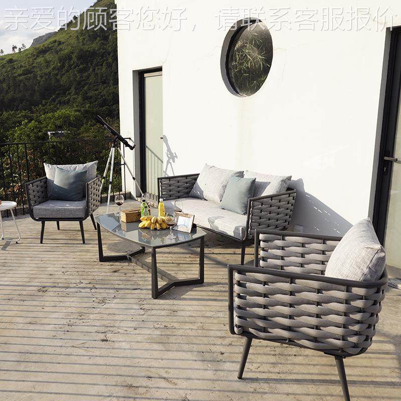 现货欧户外#64台休闲藤阳合椅北酒店庭院花园藤编桌椅组织带绳编,商业/办公家具,商用藤编家具,淘宝优惠券,粉丝福利购,淘宝优惠卷