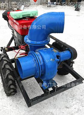 地ONF农浇田灌溉抽水泵 高扬程喷灌泵 油柴拖车款大流量机