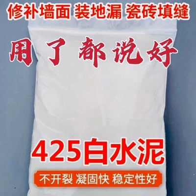 墙面修补瓷砖填缝用高强度白水泥