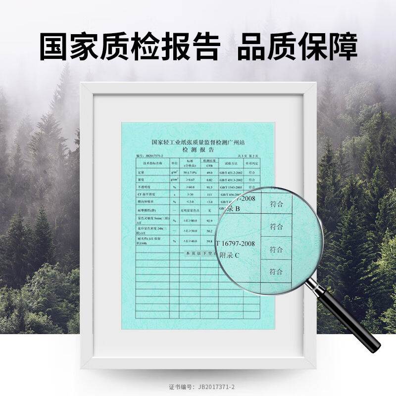 得力(deli)珊瑚海打印纸五联三等分针式打印纸可撕边电脑打印纸全