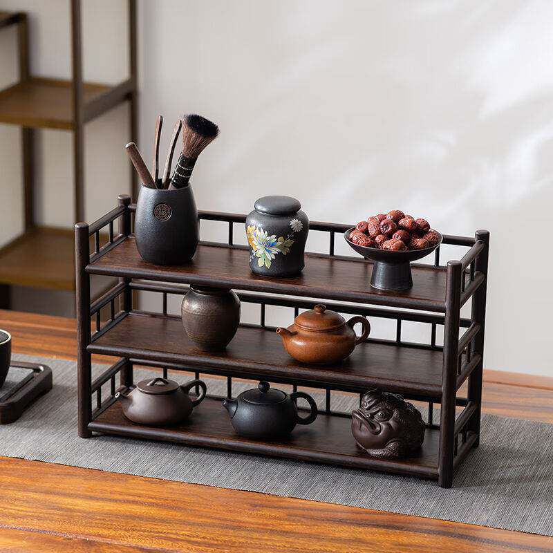 申传(SHENCHUAN)桌面多层架小多宝茶具茶杯架子架收纳架茶壶壶怎么样,好用不?