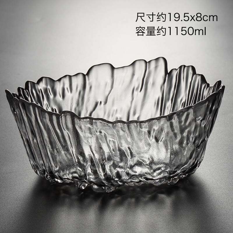 2022新款玻璃水果盘轻奢现代客厅创意家用茶几果盆过年零食水果篮