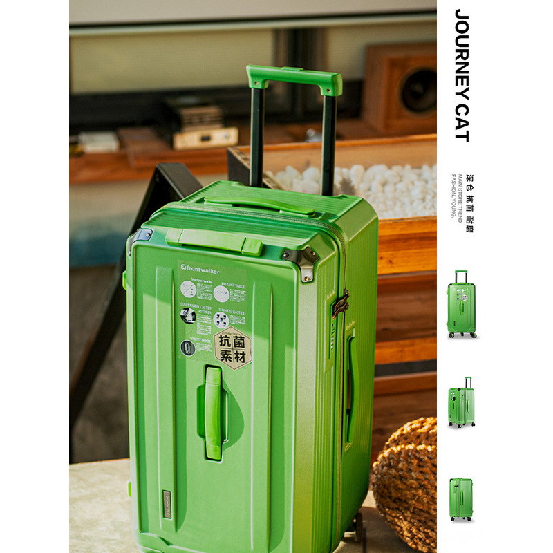 出口日本运动版行李箱刹车轮密码拉杆箱大容量学生行李箱耐摔超轻