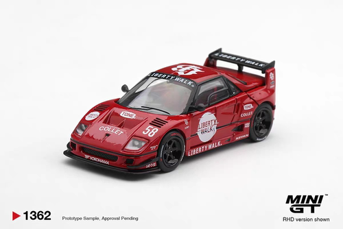 MINIGT 1:64 马自达Mazda AZ-1 Liberty Walk LB40 1362合金车模