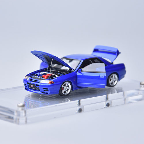 FH 1:64 R32 日产尼桑Skyline GT-R 第3代 仿真全开汽车模型