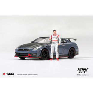 MINIGT 1:64 日产尼桑GT-R Nismo R35 2024 松田次生1333合金车模