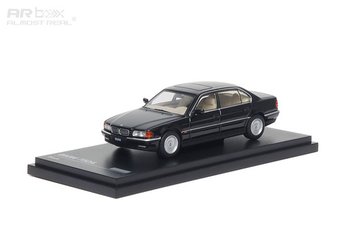 AR 1:64 宝马 750iL E38 黑色 3代宝马7系仿真合金汽车模型