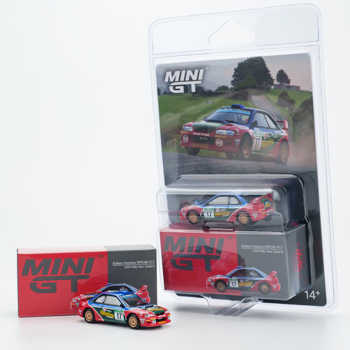 MINIGT 1:64 斯巴鲁Impreza WRC98 #17 2000年新西兰拉力赛1211
