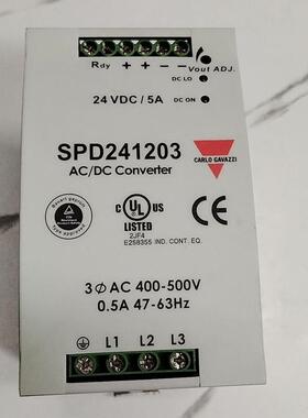 全新瑞士佳乐三相电源24V直流120W导轨型SPD241203需询价