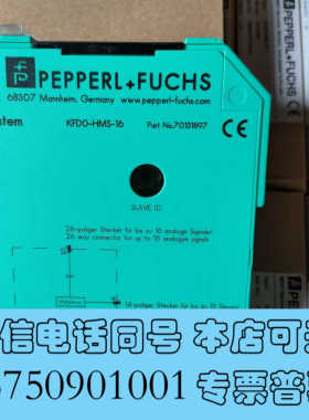 全新倍加福信号处理模块KFD0-HMS-16全新原装安全栅询价