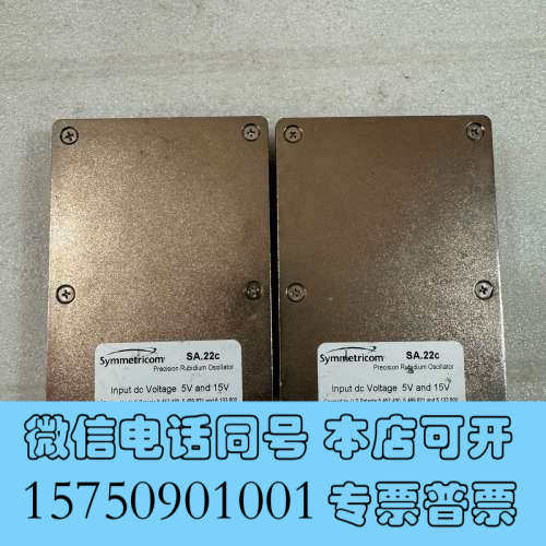 全新Symmetricom SA.22c  铷原子，包锁定，成色询价