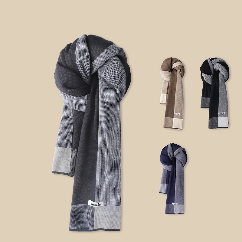 高级感情侣韩版冬天加厚回力围巾