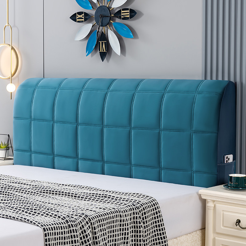 新款床头罩套加厚高档全包床头套软包木床通用床弹力夹棉靠背罩套,居家布艺,床头罩,淘宝优惠券,粉丝福利购,淘宝优惠卷