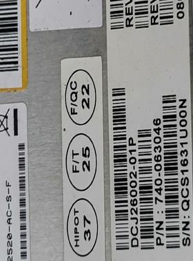 PWR-MX480-2520-AC-S电源  DCJ2600