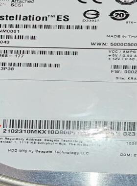 ST2000NM001，华为2T硬盘