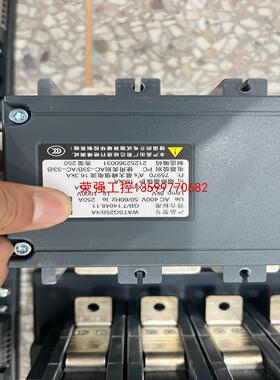 【荣强工控】施耐德WATSG250/4A双电源自动转换开关