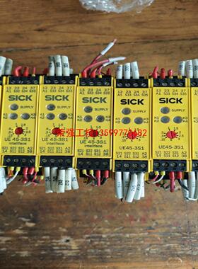 【荣强工控】二手拆机西克SICK UE45-3S1D33 安全继电器，实