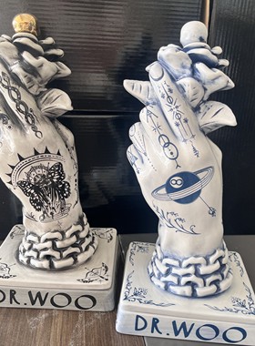 骷髅客厅办公室香炉NBHD陶瓷