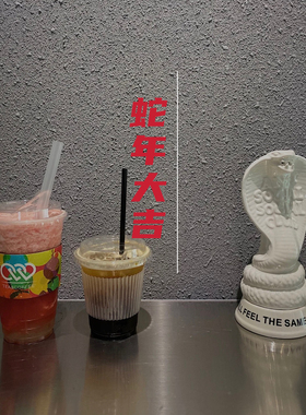 NBHD联名assc眼镜蛇香炉潮牌创意陶瓷蛇年大吉家居办公装饰品摆件