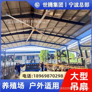 广东永磁大型工业风扇养殖场车间厂房工业大吊扇篮球馆工业大风扇