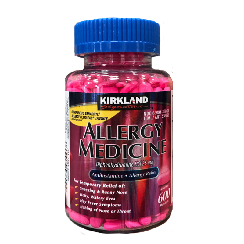 美国直邮●kirkland柯克兰Allergy抗过敏鼻炎花粉热喷嚏流涕喉痒