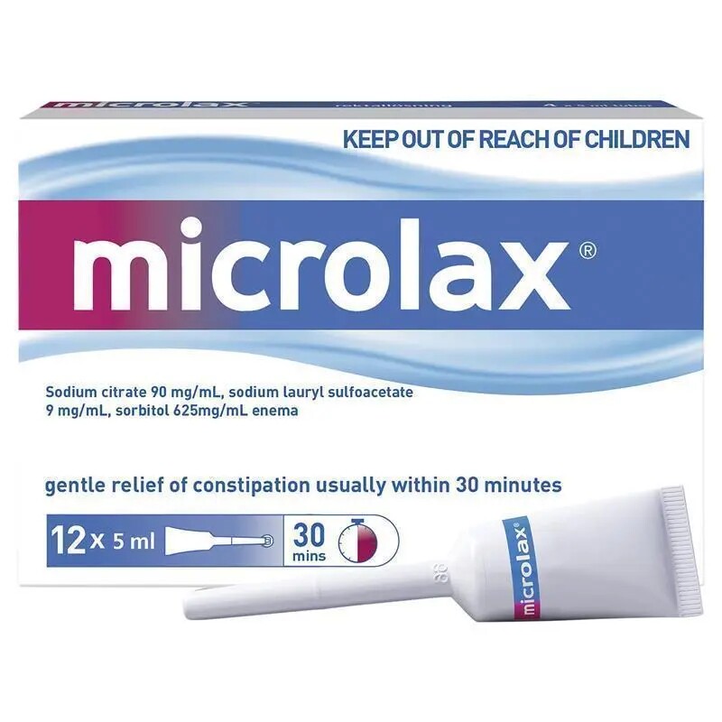 香港直邮澳洲Microlax开塞露微型灌肠剂便秘药润肠通便缓解便秘