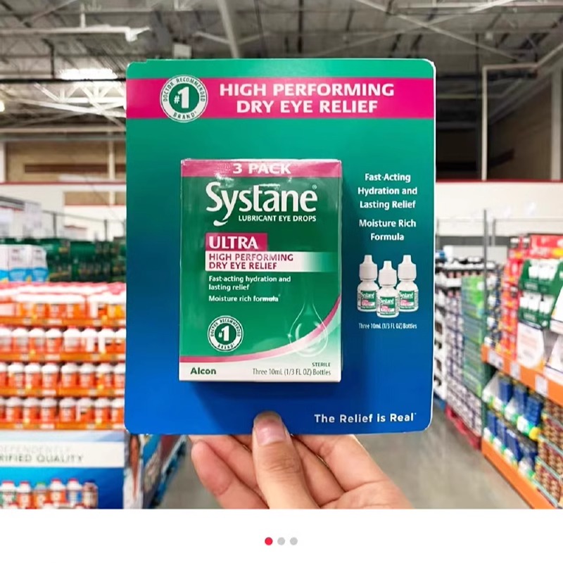 美国直邮●思然滴眼液3只装 眼药水保湿款滋润 人工眼泪滴眼液