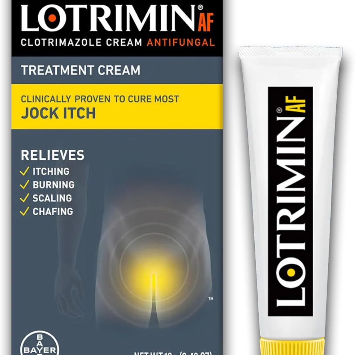 美国直邮 新药Lotrimin AF抗菌止痒膏股癣瘙痒皮炎脚气真菌感染