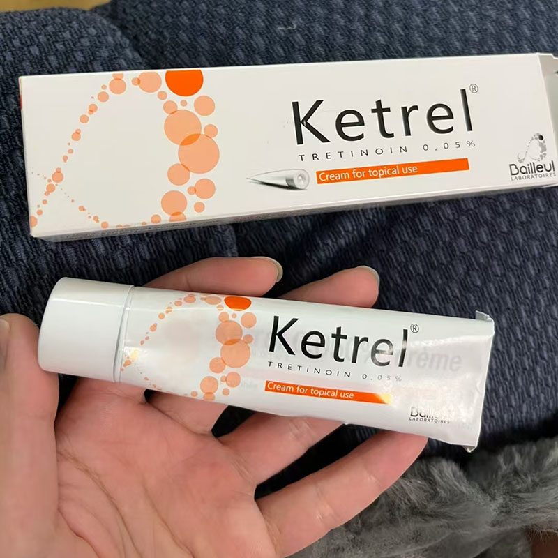 香港直邮ketrel维甲A酸0.05%祛痘膏differin寻常玫瑰痤疮角化1