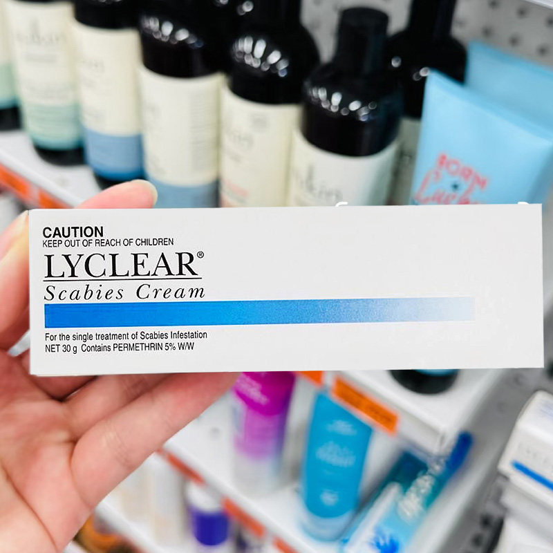 澳洲Lyclear澳洲疥疮霜百灭宁皮肤疥疮膏瘙痒扑灭司林止痒膏