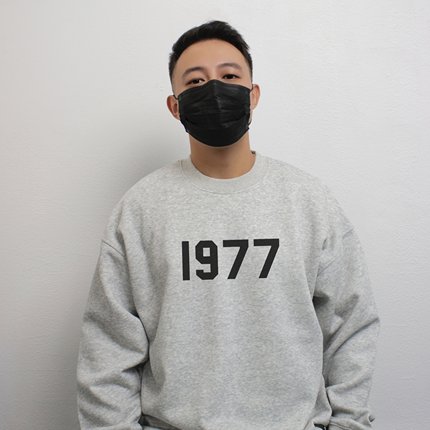 卫衣男2024新款美式潮牌男士情侣1977圆领青少年百搭休闲加绒长袖