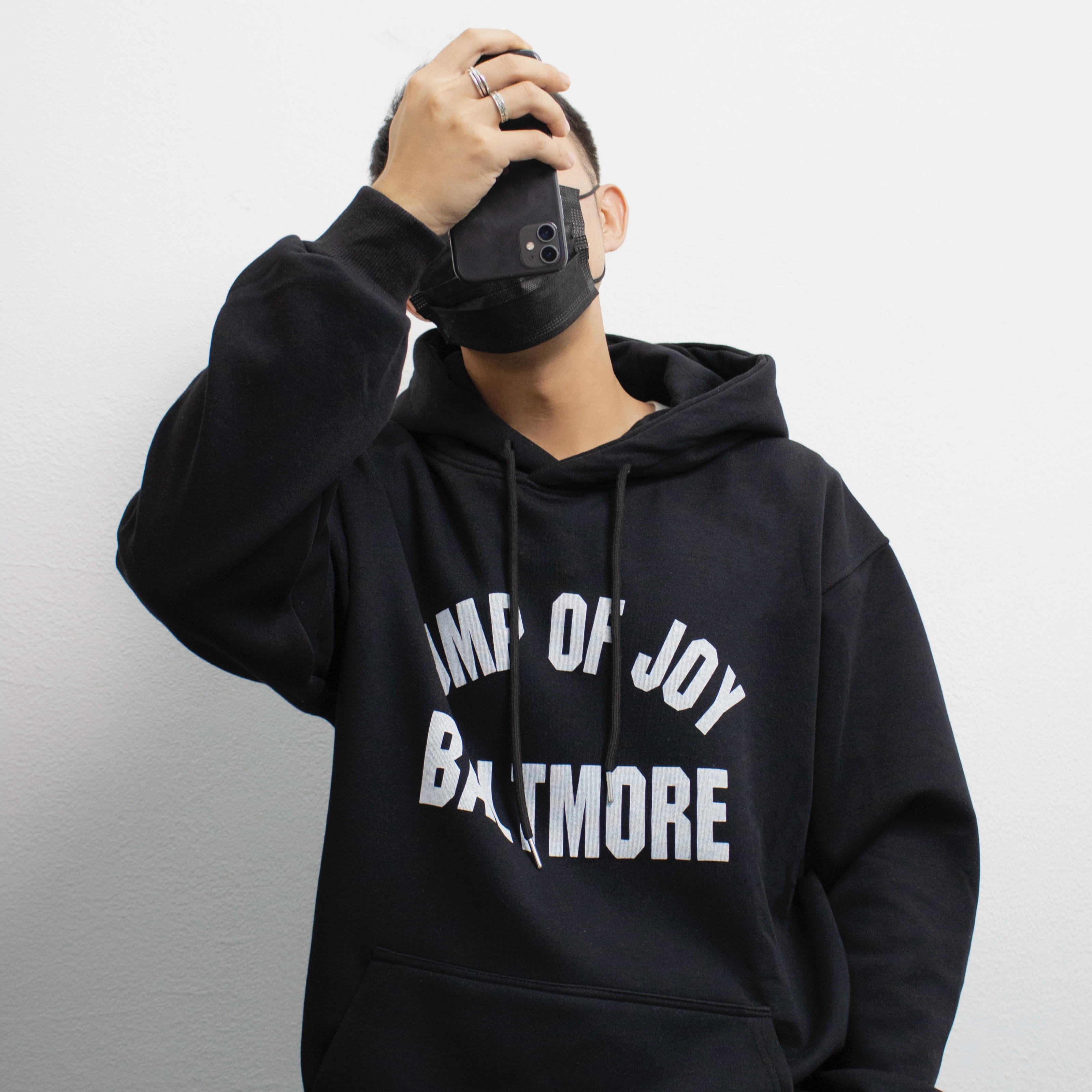 连帽卫衣男青少年纯棉2024秋冬新款美式日系复古宽松潮流休闲外套