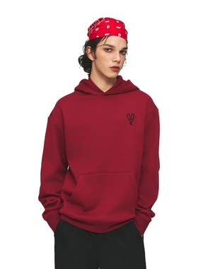 GOST x REVENGE胸前刺绣连帽卫衣