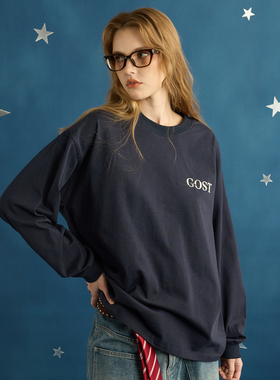 GOST潮牌基础百搭长袖T恤