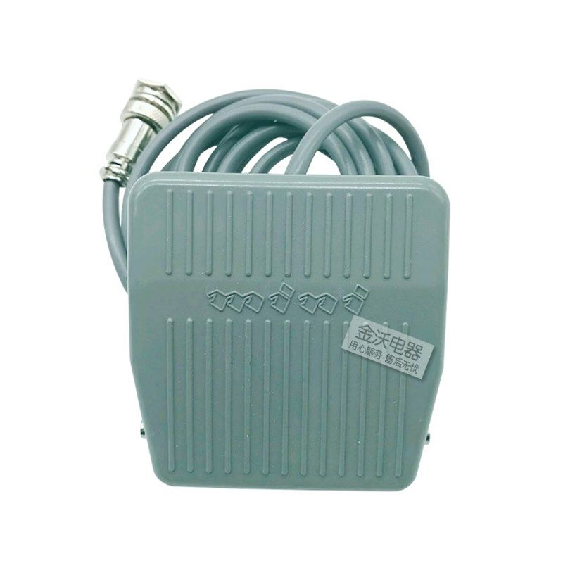 TFS-201脚踏开关带线2米线带2芯3芯带航空插头接头点Z胶机端子机