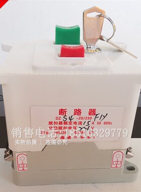 DZS4-20/330F/Y自动空气开关断路器 DZS4-20F/Y 10AS15A20A脱扣24