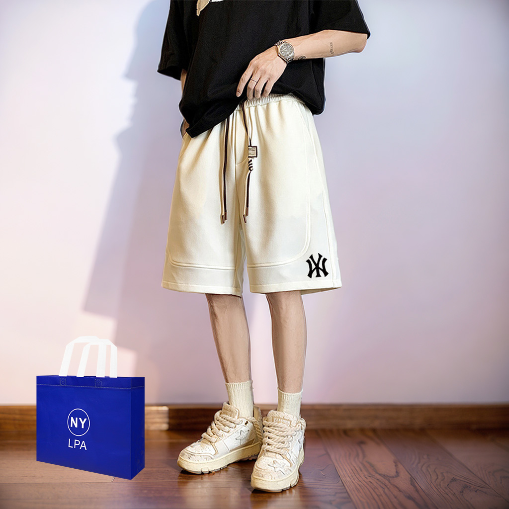 夏季美式宽松运动休闲短裤男女