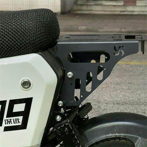 深远电瓶车009电动车改装配件一体短尾支架坐垫靠背直上专用