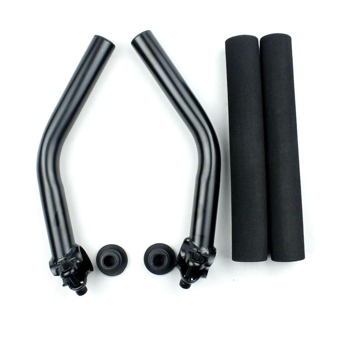 包邮加长副把钢铁材质结实抗摔自行车通用加高车把骑行休息把