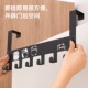 门挂钩门后挂钩挂衣钩免打孔卧室门上挂衣架宿舍门后置物架一排钩