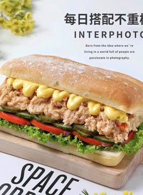 鲁大森恰巴塔Ciabatta欧式小面包早餐食品商用食堂餐厅西餐用