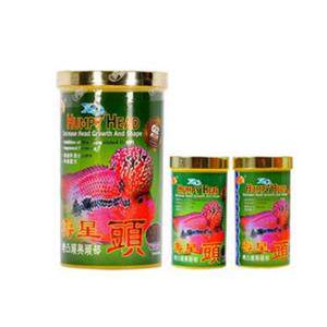 仟湖OF傲深寿星头二代罗汉鱼饲料起头增色小型鱼粮天然鱼食