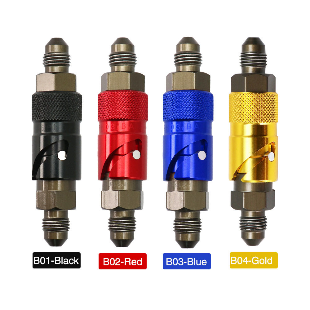 摩托赛车刹车油管接头刹车钳AN3断油器 竞赛制动卡钳多用快拆接口